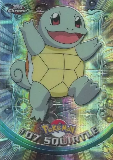 Squirtle [Spectra] - Pokemon 2000 Topps Chrome #7