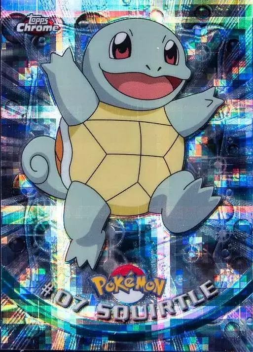 Squirtle [Tekno] - Pokemon 2000 Topps Chrome #7