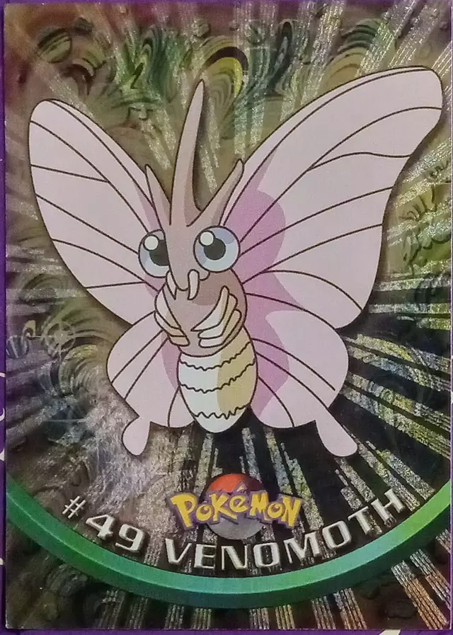 Venomoth - Pokemon 2000 Topps Chrome #49