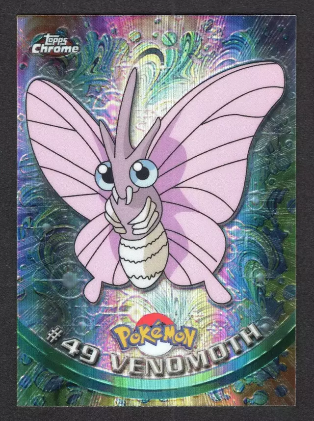 Venomoth [Spectra] - Pokemon 2000 Topps Chrome #49