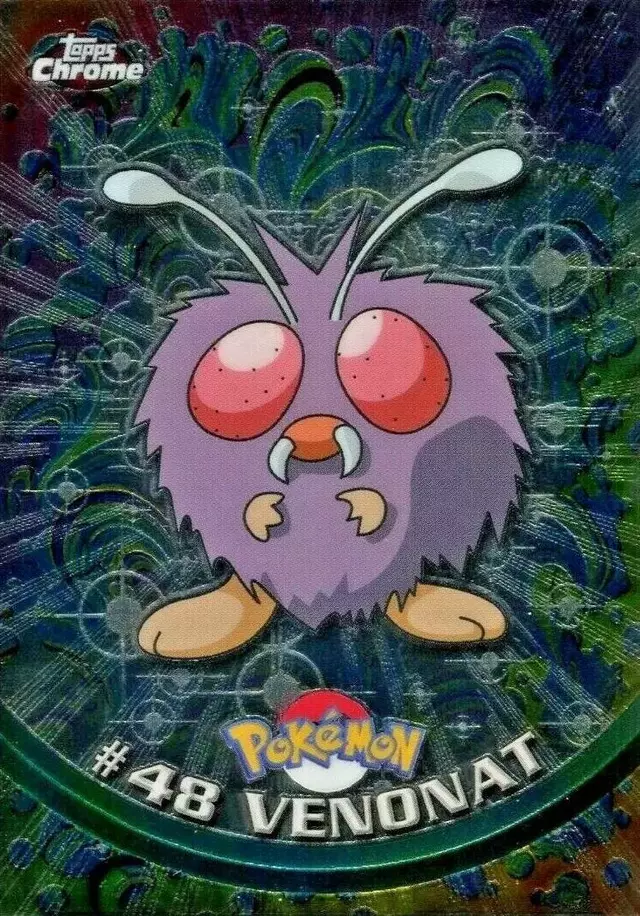 Venonat - Pokemon 2000 Topps Chrome #48