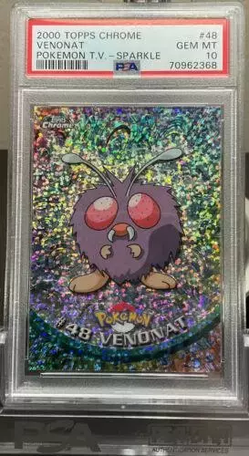 Venonat [Sparkle] - Pokemon 2000 Topps Chrome #48