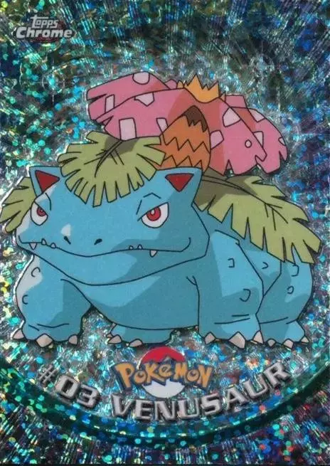 Venusaur [Sparkle] - Pokemon 2000 Topps Chrome #3