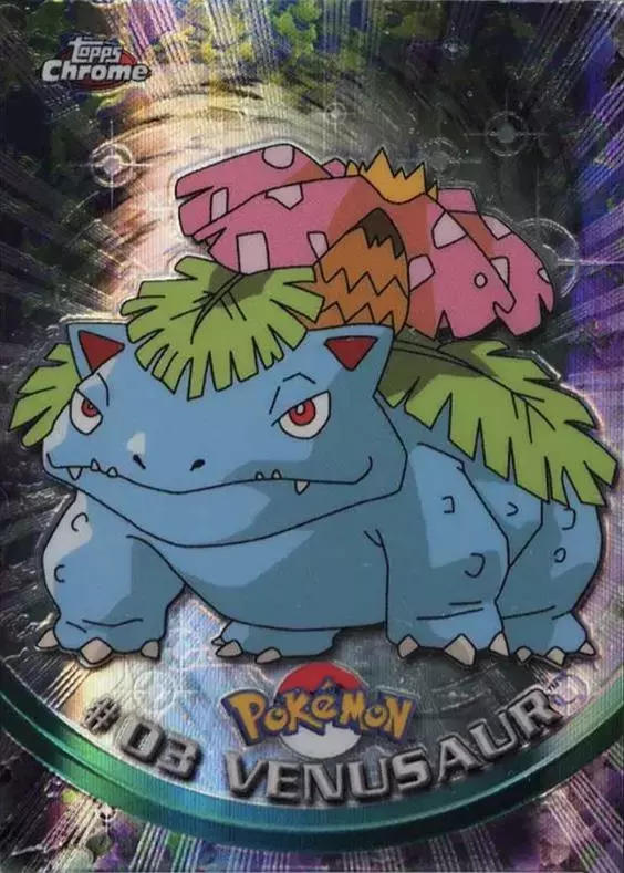 Venusaur [Spectra] - Pokemon 2000 Topps Chrome #3