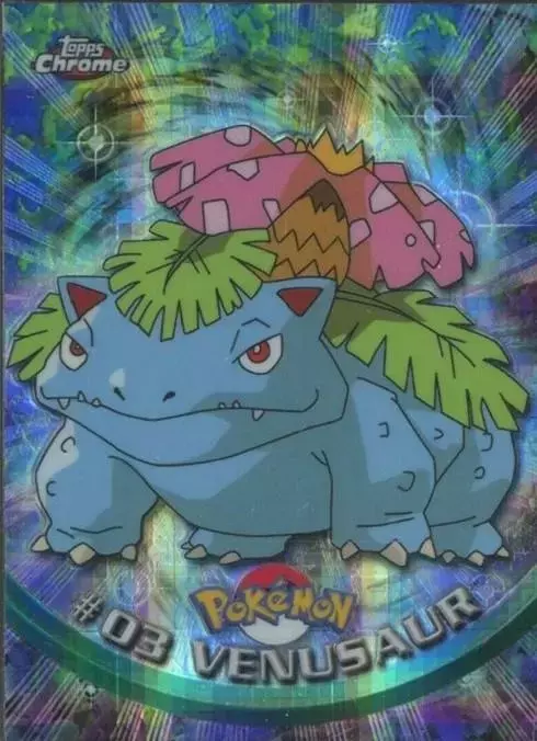Venusaur [Tekno] - Pokemon 2000 Topps Chrome #3