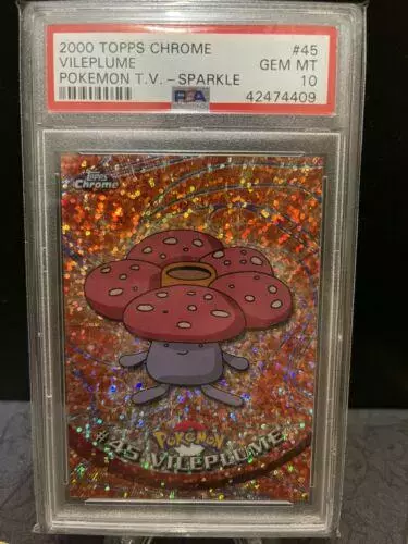 Vileplume [Sparkle] - Pokemon 2000 Topps Chrome #45