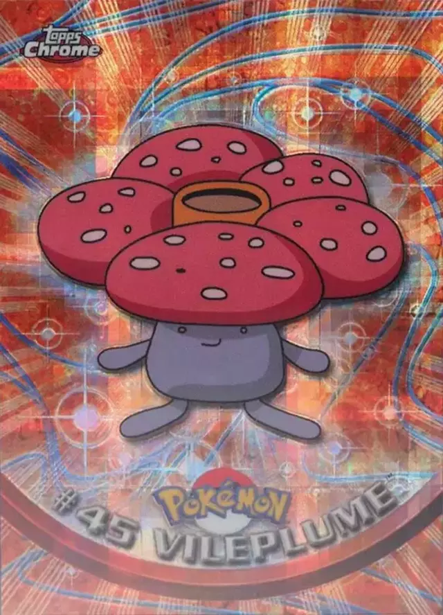 Vileplume [Tekno] - Pokemon 2000 Topps Chrome #45