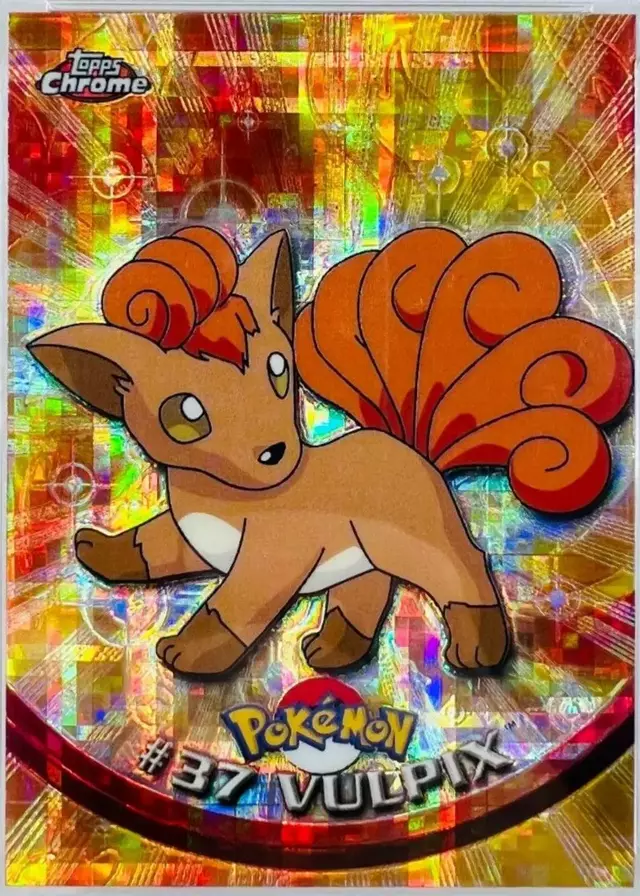 Vulpix [Tekno] - Pokemon 2000 Topps Chrome #37