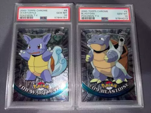 Wartortle - Pokemon 2000 Topps Chrome #8