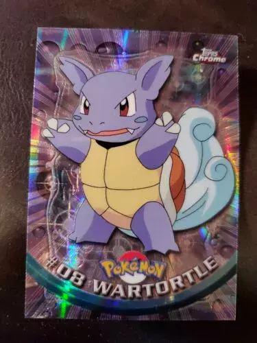 Wartortle [Spectra] - Pokemon 2000 Topps Chrome #8