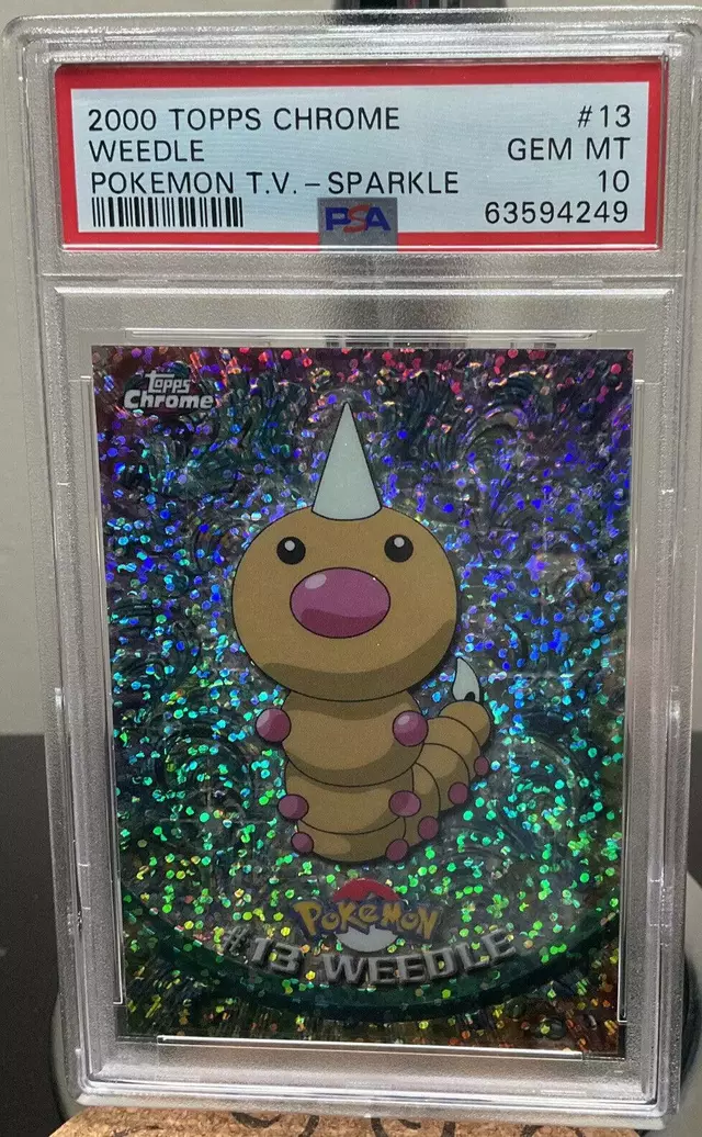 Weedle [Sparkle] - Pokemon 2000 Topps Chrome #13
