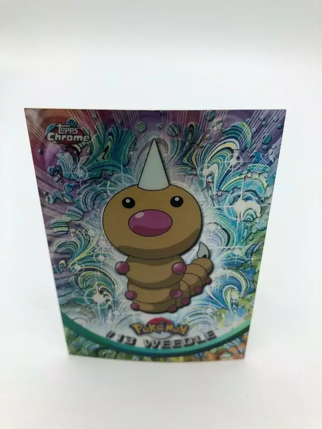 Weedle [Spectra] - Pokemon 2000 Topps Chrome #13