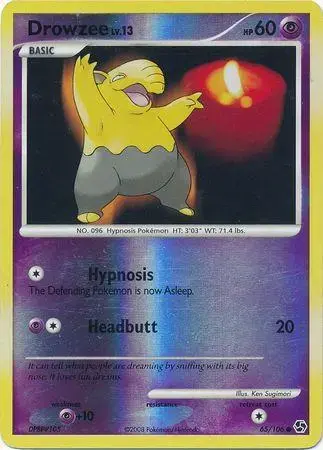 Drowzee [Reverse Holo] - Pokemon Great Encounters #65