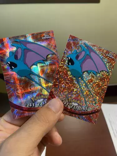 Zubat [Sparkle] - Pokemon 2000 Topps Chrome #41