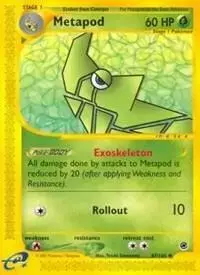 Metapod [Reverse Holo] - Pokemon Expedition #87