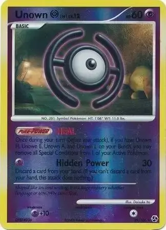 Unown H [Reverse Holo] - Pokemon Great Encounters #29