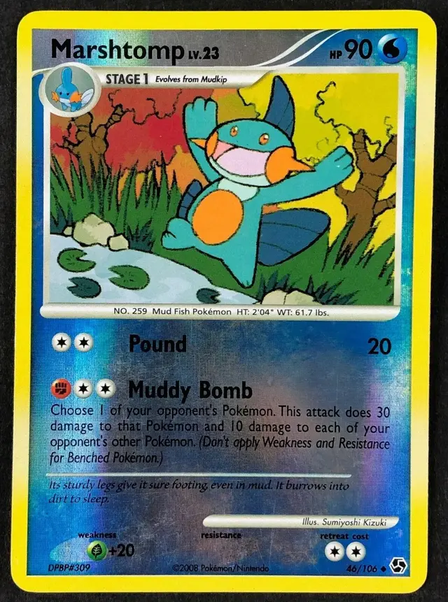 Marshtomp [Reverse Holo] - Pokemon Great Encounters #46