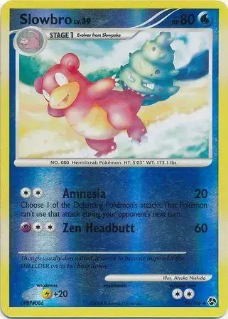 Slowbro [Reverse Holo] - Pokemon Great Encounters #54