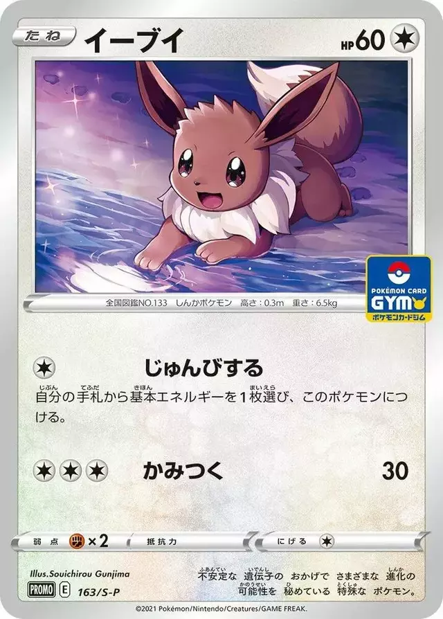 Eevee/S-P - Pokemon Japanese Sword & Shield Promos #163