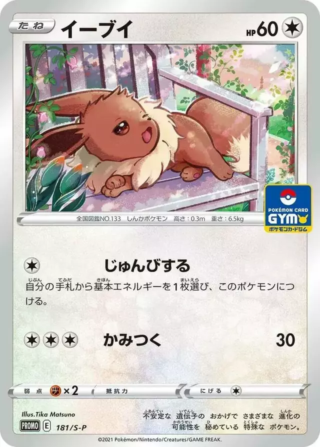 Eevee/S-P - Pokemon Japanese Sword & Shield Promos #181