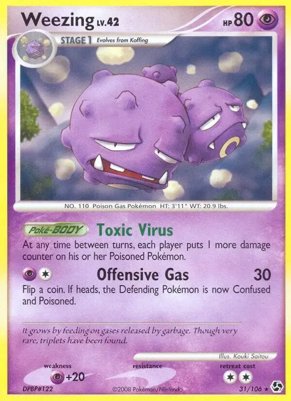 Weezing - Pokemon Great Encounters #31
