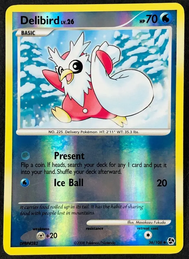 Delibird [Reverse Holo] - Pokemon Great Encounters #36