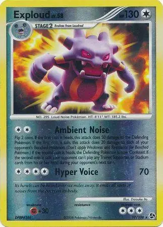 Exploud [Reverse Holo] - Pokemon Great Encounters #17