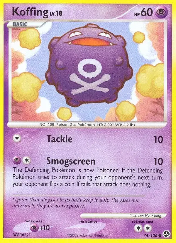 Koffing - Pokemon Great Encounters #74