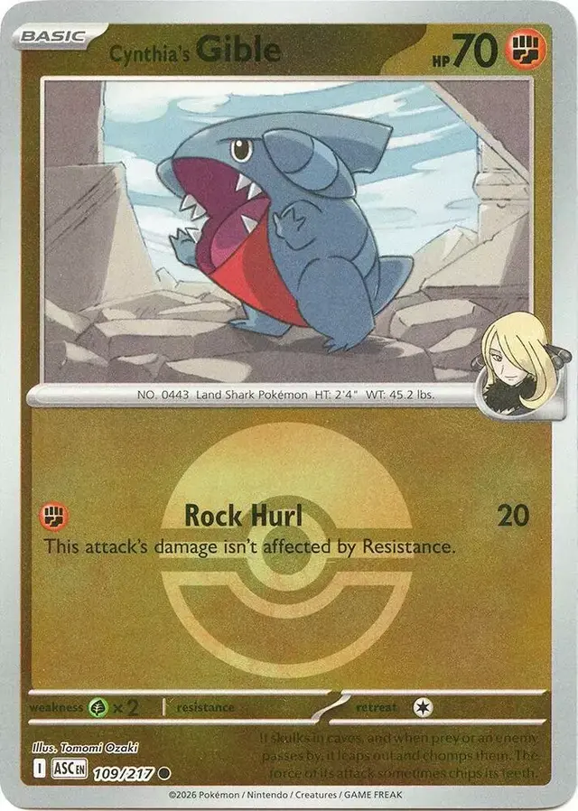 Cynthia's Gible [Ball]