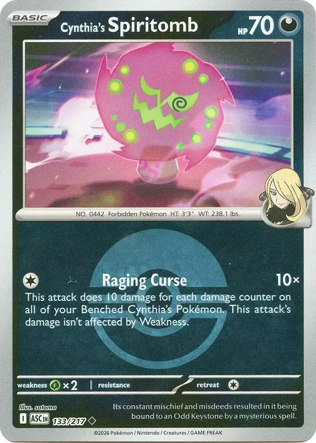 Cynthia's Spiritomb [Ball]