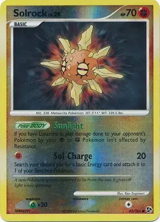 Solrock [Reverse Holo] - Pokemon Great Encounters #85
