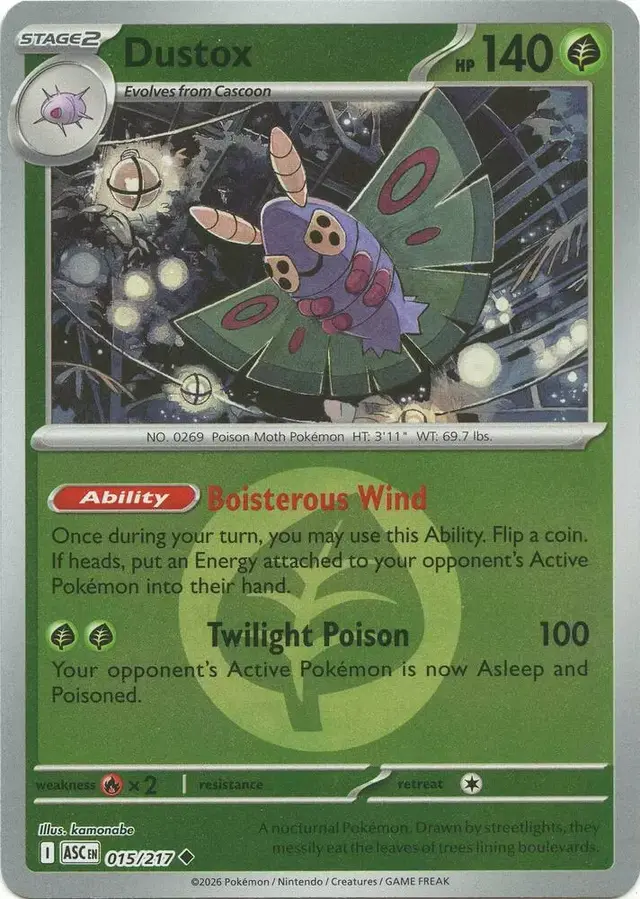Dustox [Energy] - Pokemon Ascended Heroes #15