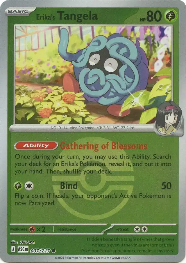Erika's Tangela [Ball] - Pokemon Ascended Heroes #7
