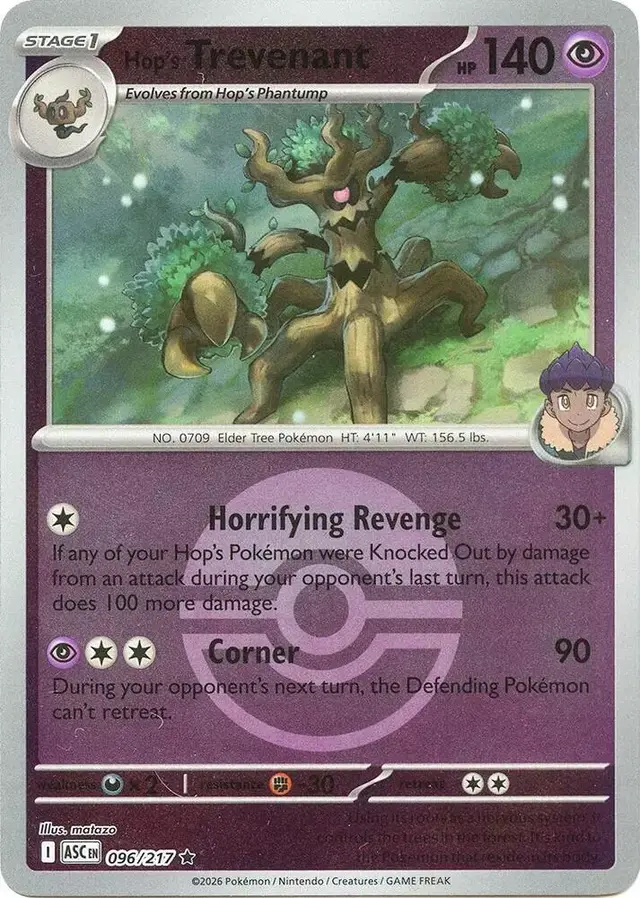 Hop's Trevenant [Ball]