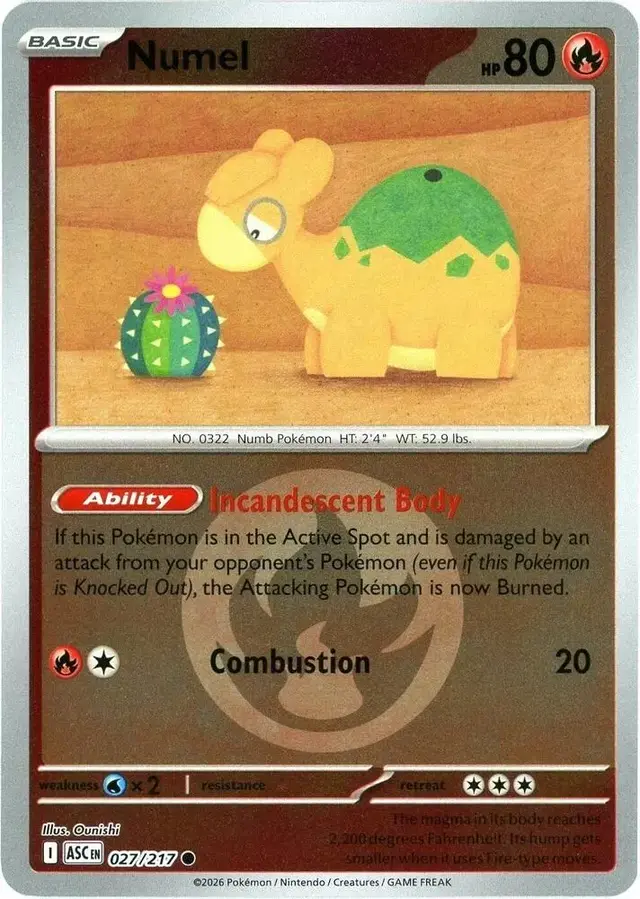 Numel [Energy] - Pokemon Ascended Heroes #27