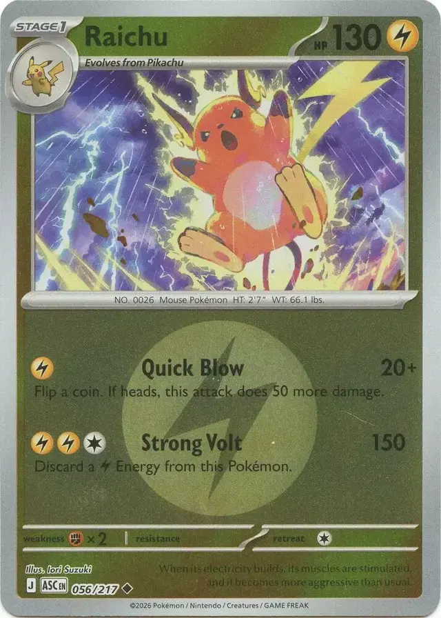 Raichu [Energy] - Pokemon Ascended Heroes #56