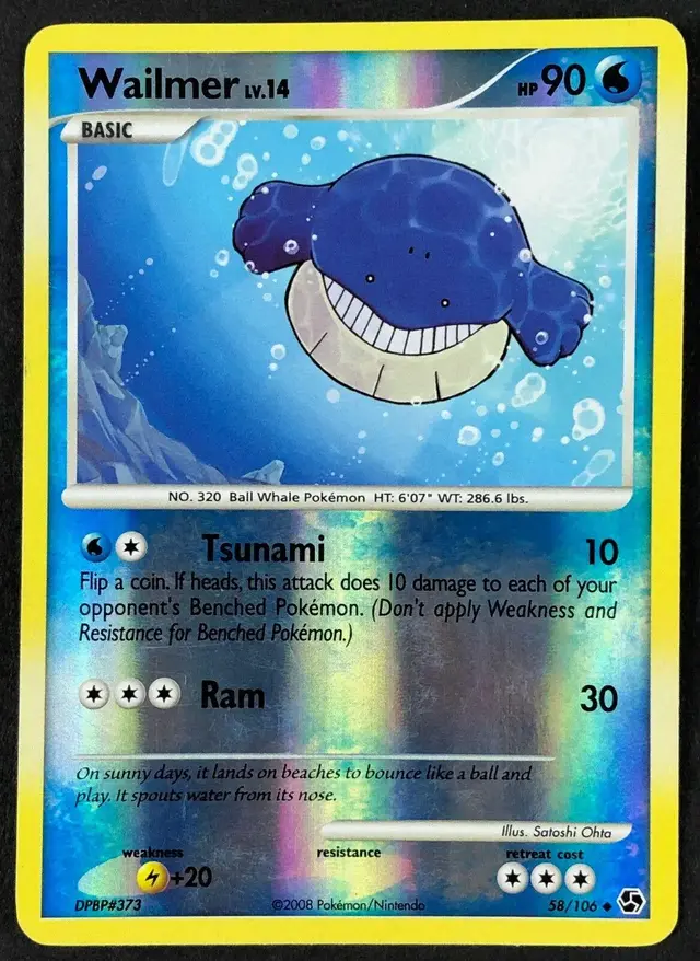 Wailmer [Reverse Holo] - Pokemon Great Encounters #58