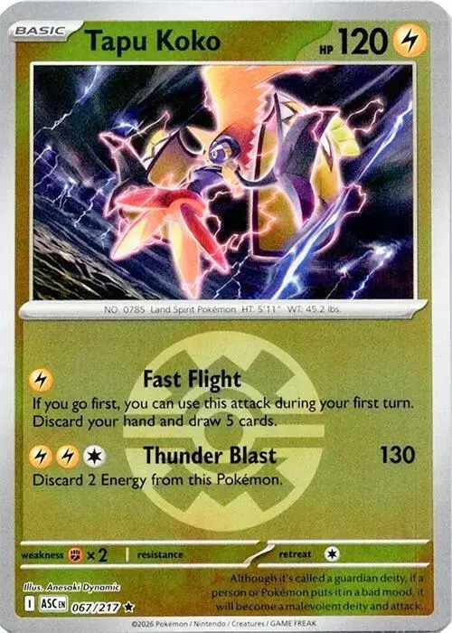 Tapu Koko [Ball] - Pokemon Ascended Heroes #67