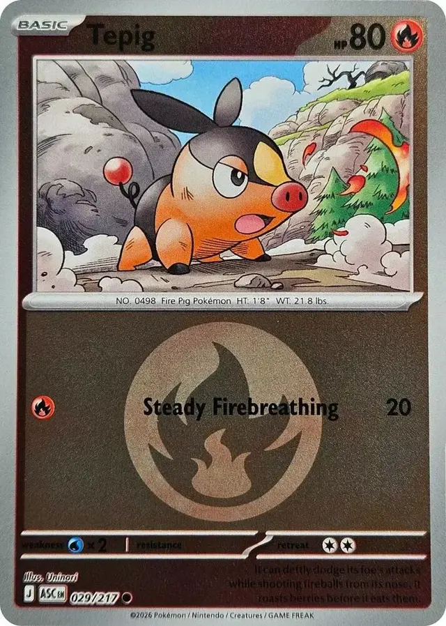 Tepig [Energy] - Pokemon Ascended Heroes #29