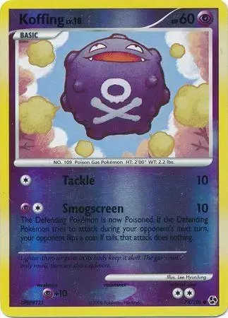 Koffing [Reverse Holo] - Pokemon Great Encounters #74