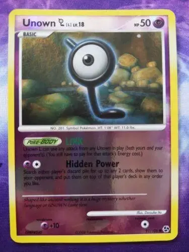 Unown L [Reverse Holo] - Pokemon Great Encounters #91