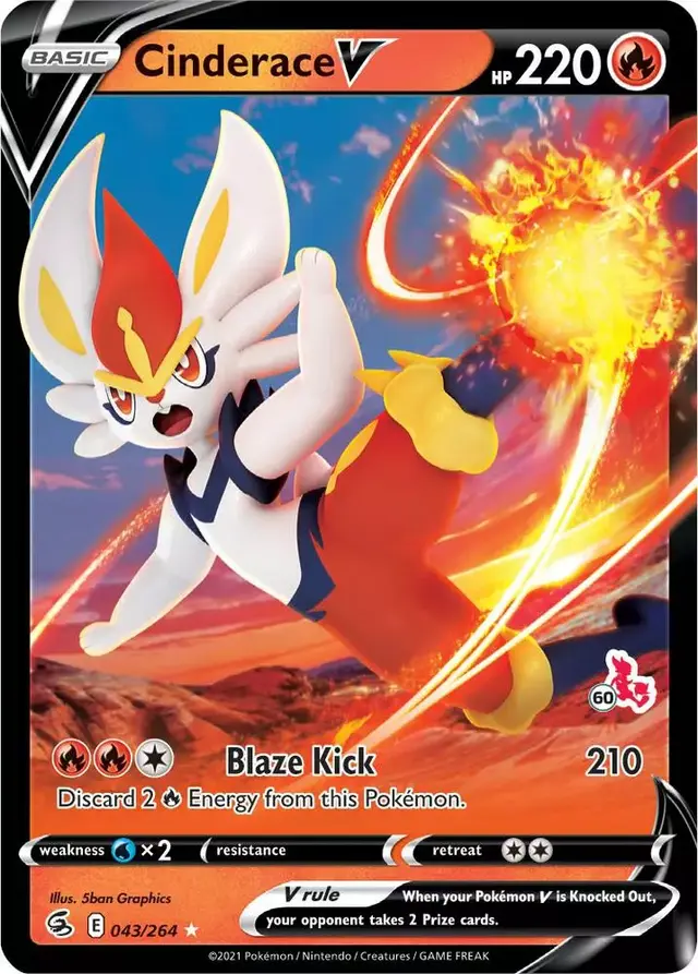 Cinderace V - Pokemon 2022 Battle Academy #43