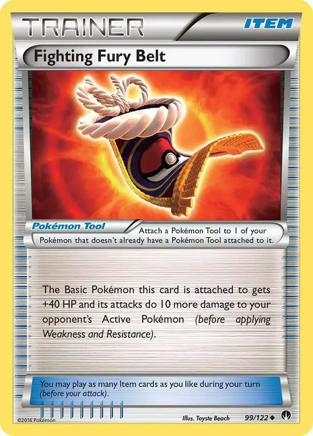 Fighting Fury Belt - Pokemon BREAKpoint #99