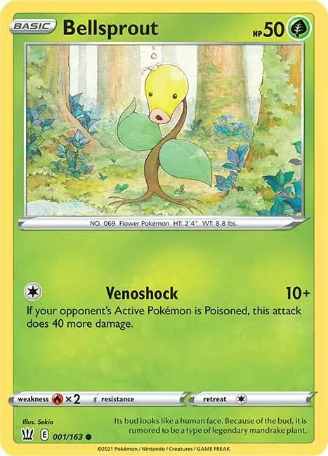 Bellsprout [Reverse Holo] - Pokemon Battle Styles #1