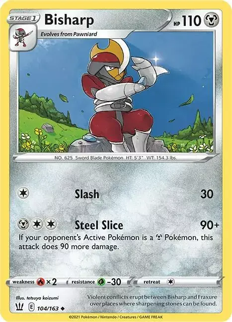 Bisharp [Reverse Holo] - Pokemon Battle Styles #104