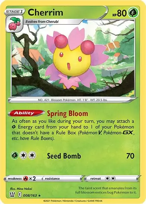 Cherrim [Reverse Holo] - Pokemon Battle Styles #8