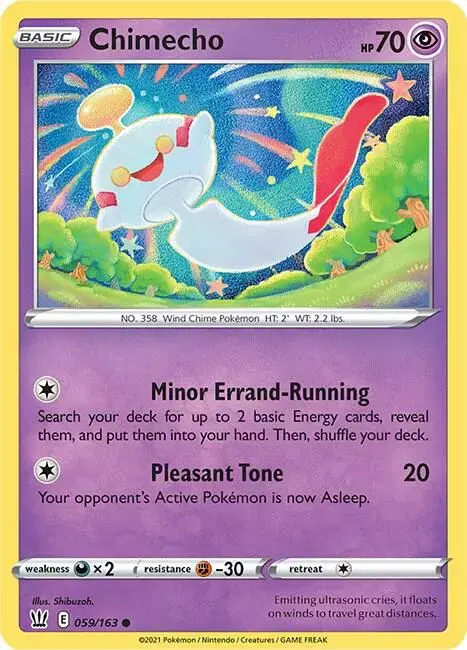 Chimecho [Reverse Holo] - Pokemon Battle Styles #59