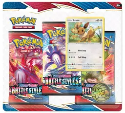 Eevee 3-Pack Blister - Pokemon Battle Styles