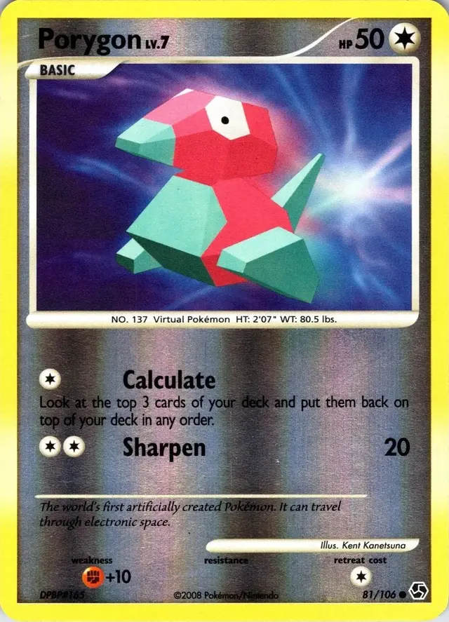 Porygon [Reverse Holo] - Pokemon Great Encounters #81