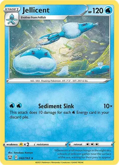 Jellicent [Reverse Holo] - Pokemon Battle Styles #42